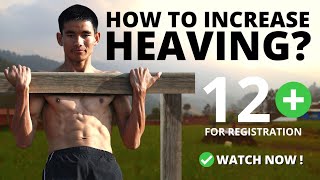 How To Increase Pull-Ups For Registration British Army & Singapore Police Force 9851411144