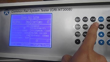 CRI-NT300 simulator pump testing