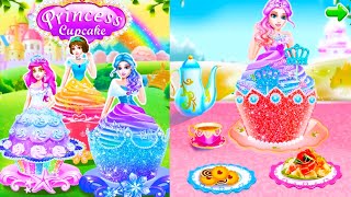 funny princess cupcake cooking game bahasa indonesia long hair princess cake wala game screenshot 3
