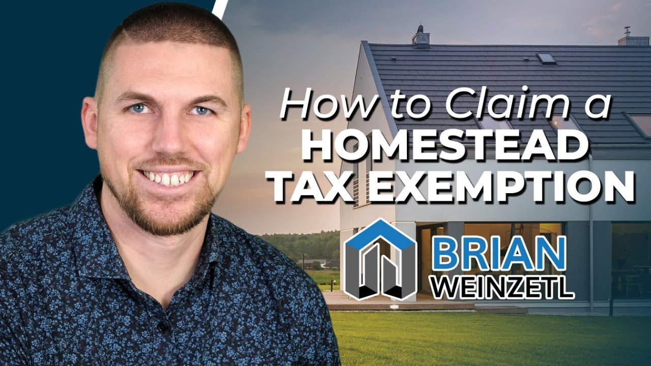 How to Claim a Homestead Tax Exemption YouTube