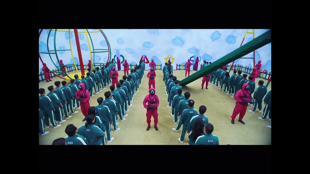 (Squidgame) honeycomb scene