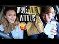 DRIVE-THRU WITH US! Brother VS Sister Would You Rather!