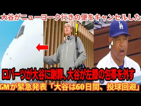 "If that's true, I'm not playing": 30 minutes before departure, Ohtani cancels his flight to New ...