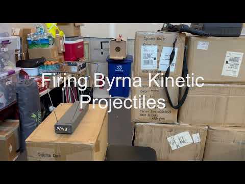Byrna LE * Byrna Kinetic Projectile vs The Smasher 8.4g .68 Cal from Less Lethal Ballistics
