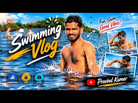 Swimming Vlogs| New Vlogs| Yoshkar ola Beach ⛱️| Pravind Kumar 