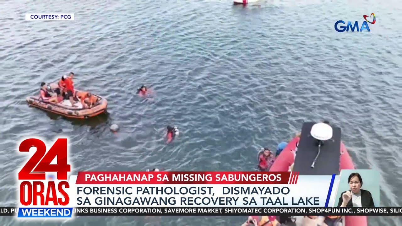 Pagsisid Underwater video ng pagsisid sa Taal Lake para hanapin ang mga ...