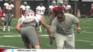 WSU Football: Xavier Cooper after practice. Aug. 8