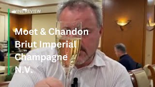 Wine Review: Moet & Chandon Brut Imperial N.V.  Champagne - Emirates Lounge Auckland Airport