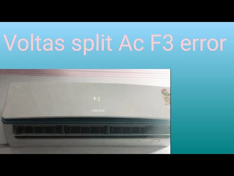 Voltas split Ac F3 error problem