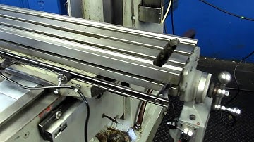 LAGUN 9" x 48" VARIABLE SPEED VERTICAL MILLING MACHINE W/  POWERFEED ANILAM DRO