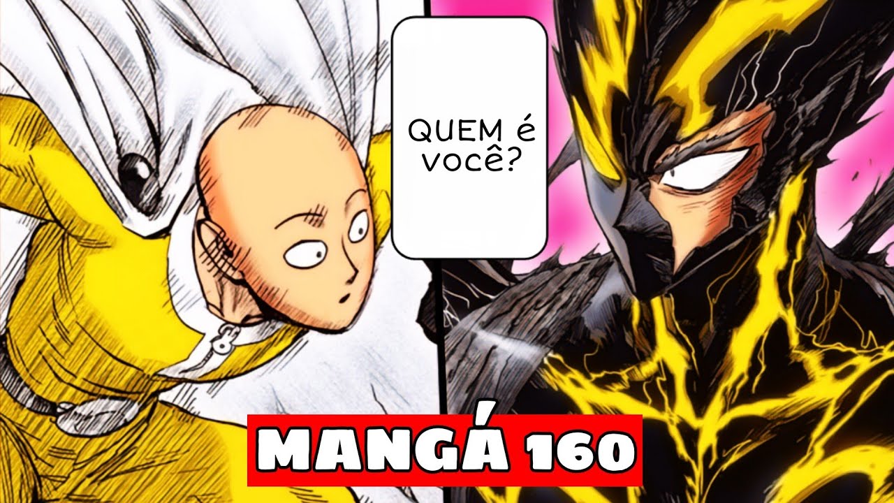 BOMBA! One punch Man 160 - SAITAMA e GAROU FINALMENTE CARA A CARA