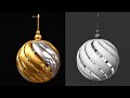 How to create Earring jewelry for Beginners using Cinema 4D modeling, material, lights, render