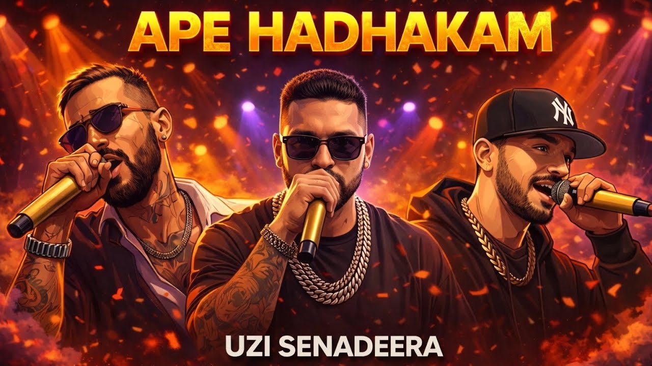 APE HADHAKAM – Rap Cover Live Singing | UZI SENADEERA | Tuition Class Performance