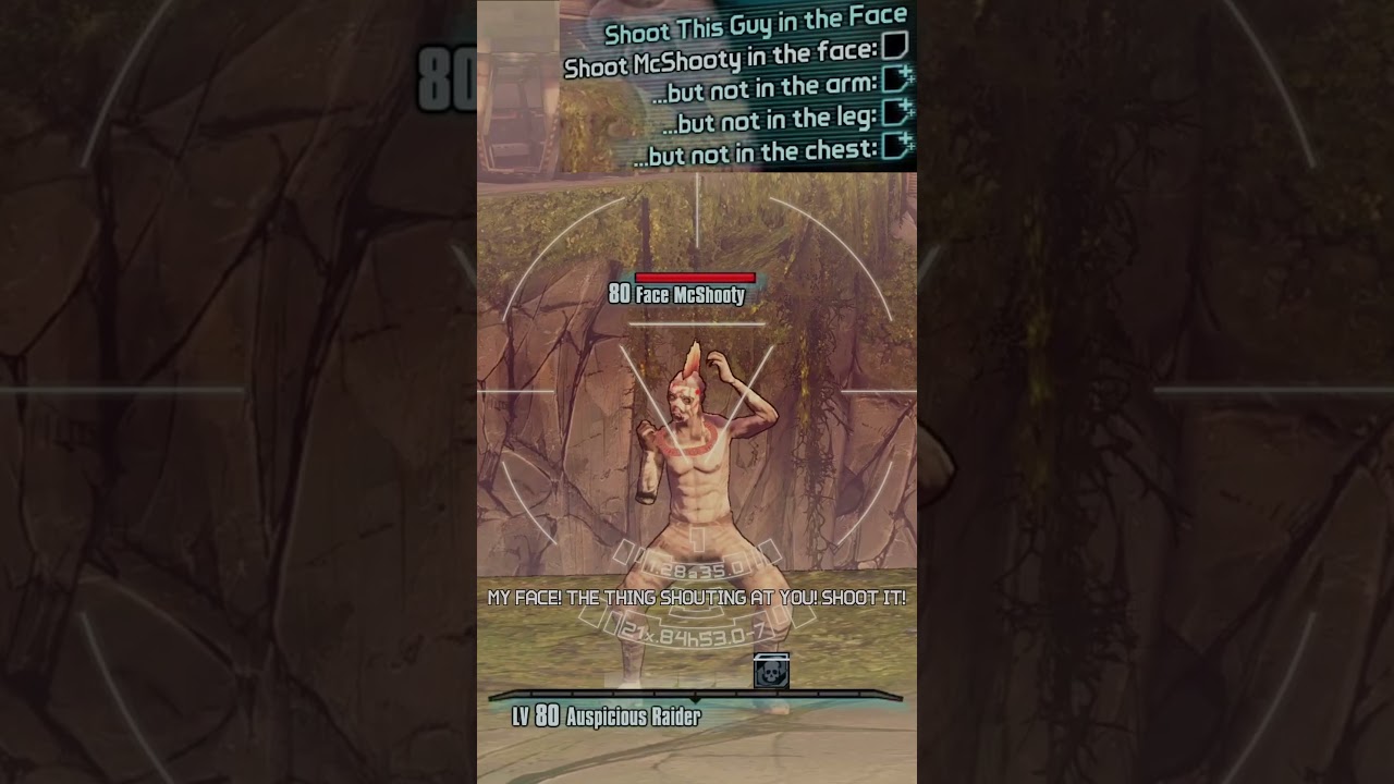 Иногда FaceMcShooty не срабатывает в Borderlands 2 