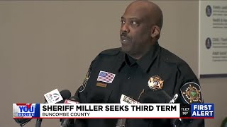 Buncombe County sheriff announces reelection bid