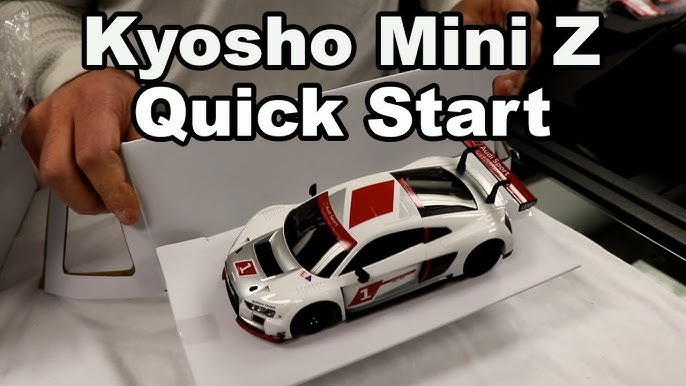 RC car AUDI R8 gets unboxed, tuned and tested! Kyosho Mini-Z! 