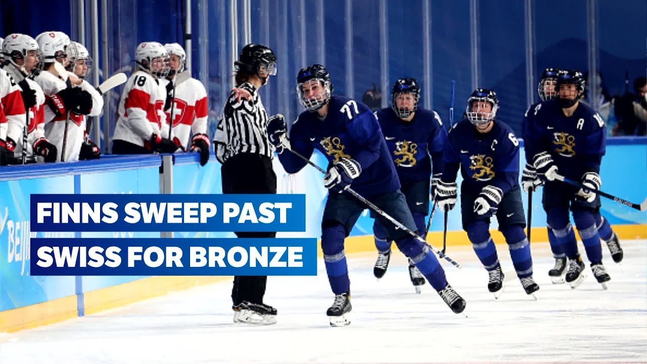 🏒🥉FIN vs. SUI - Women's Ice Hockey Highlights | Beijing 2022