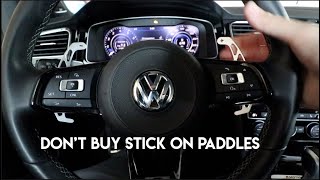 Get a REAL DSG Paddle Shifter Upgrade! [ VW Golf R / GTI ]  Netcruzer CARS