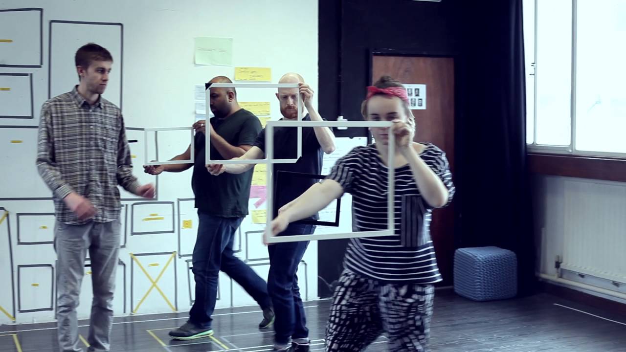 Darknet theatre production at Southwark Playhouse - 