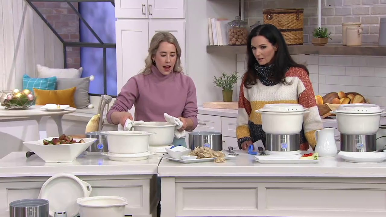 Cook's Essentials 4.6-L Ceramic Steam and Serve System on QVC