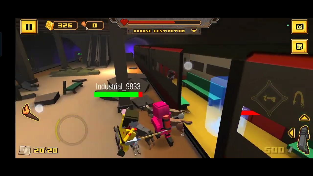 Finding an location for Acid Ammo for an Acid Gun on BLOCKAPOCALYPSE game.