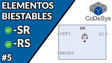 CODESYS 3.5 SP4 - ELEMENTOS BIESTABLES (SR / RS)
