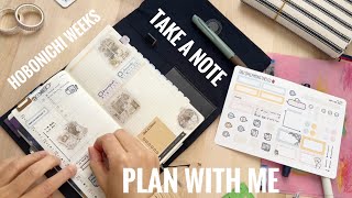 2025 A5 Take a Note & Hobonichi Weeks - Flip Through & Plan with Me