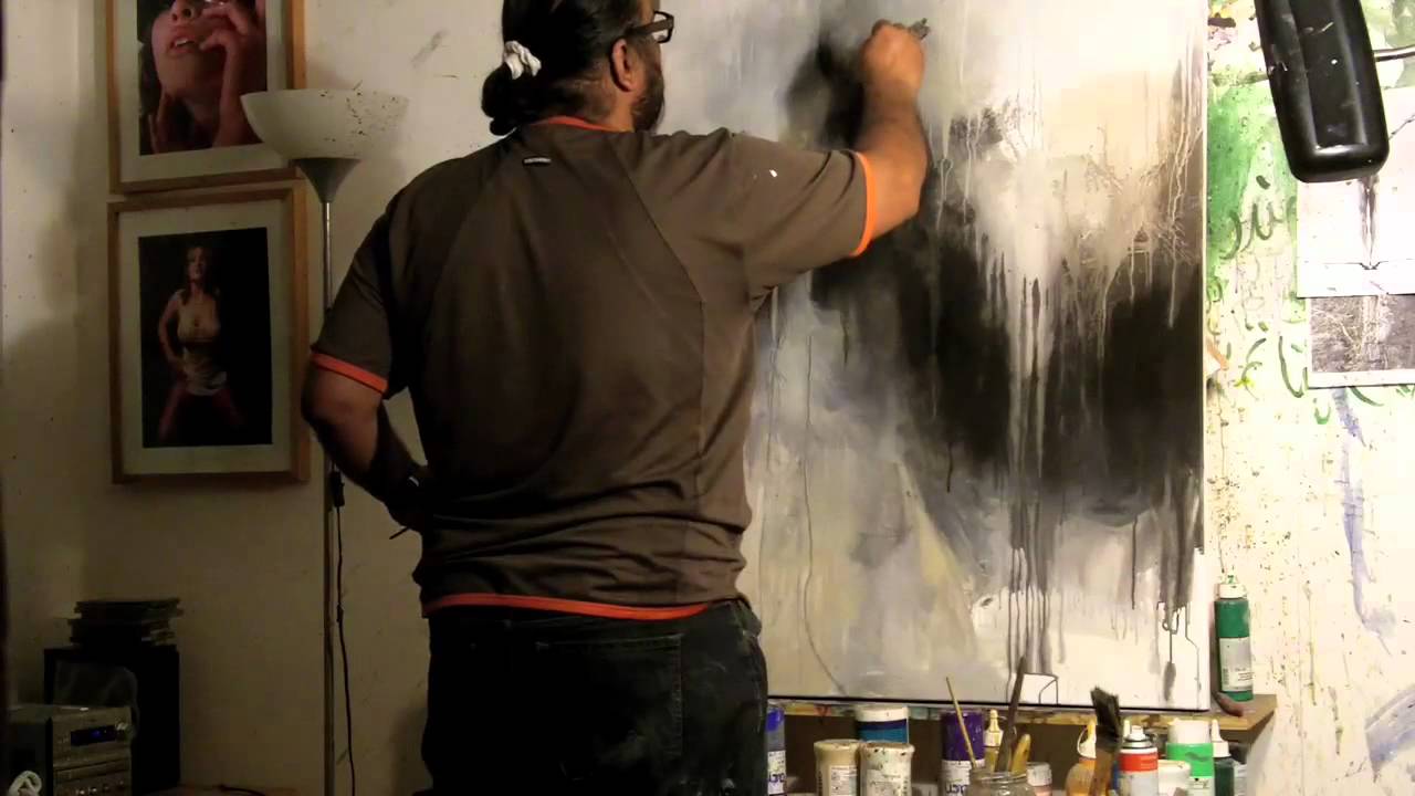 Painting, acrylic on canvas by Khalid Khan - KAAY