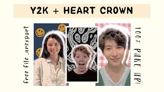 Y2K Heart Crown - Cara Punya Filter Instagram, 100% PAKE HP! | Free File .arexport screenshot 4