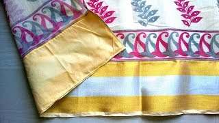 Saree Fall Fixing Very Easy Method   Full Video