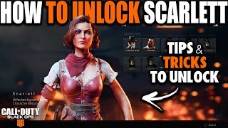 HOW TO UNLOCK SCARLETT IN BLACK OPS 4 BLACKOUT | How to Unlock Zombie Characters in Call of Duty BO4 screenshot 3