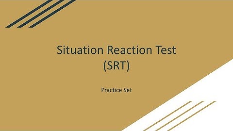SSB SRT Practice Set-3 | Situation Reaction Test | SRT Practice | SSB Interview | SSB Ready