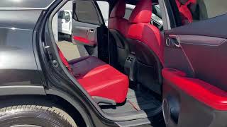 LEXUS RX 350 F SPORT red interior