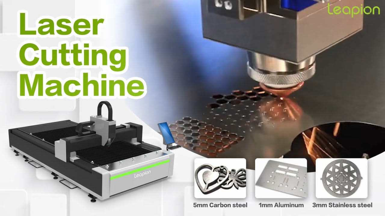 Leapion 3015E Metal Label Laser Cutting Machine for Distributor with