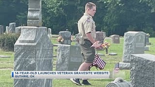 14-Year-Old Launches Veteran Gravesite Website