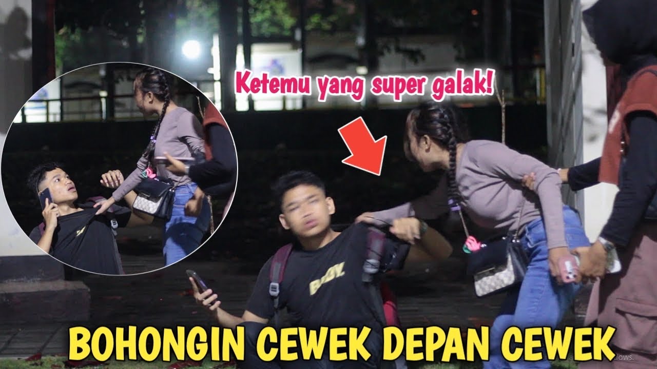 KETEMU YG SUPER GALAK! BOHONGIN CEWEK DEPAN CEWEK | HAIKAL JANUARDI