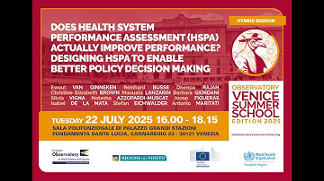 High-level international panel, Tuesday, 22 July 2025 (ENG) 16:00-18:15    Grandi Stazioni, Venezia