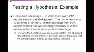 Chapter 20 - Performing a Hypothesis Test