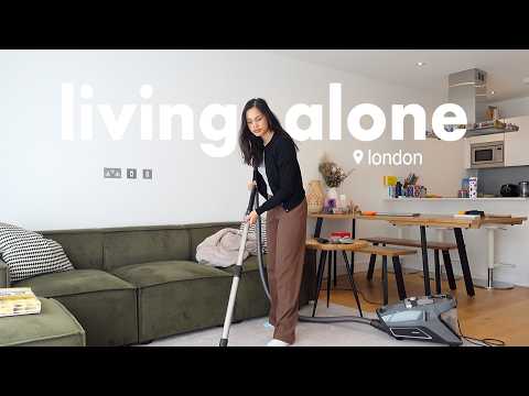 living alone diaries | a slow week in london, burnout, new hobbies, self care & therapy