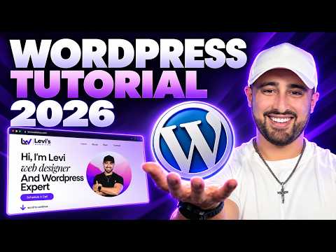 WordPress Tutorial for Beginners (2026) | Step-by-Step Full