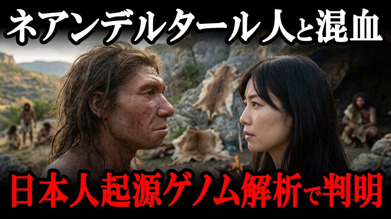 【驚愕事実】古代日本人はネアンデルタール人と混血していた！？最新のゲノム解析が暴く日本人のルーツとは