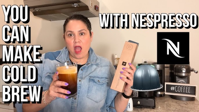 First time making iced coffee at home, using my @nespresso.ca #icedcoffee # nespresso #nespressomoments (not sponsored lol)