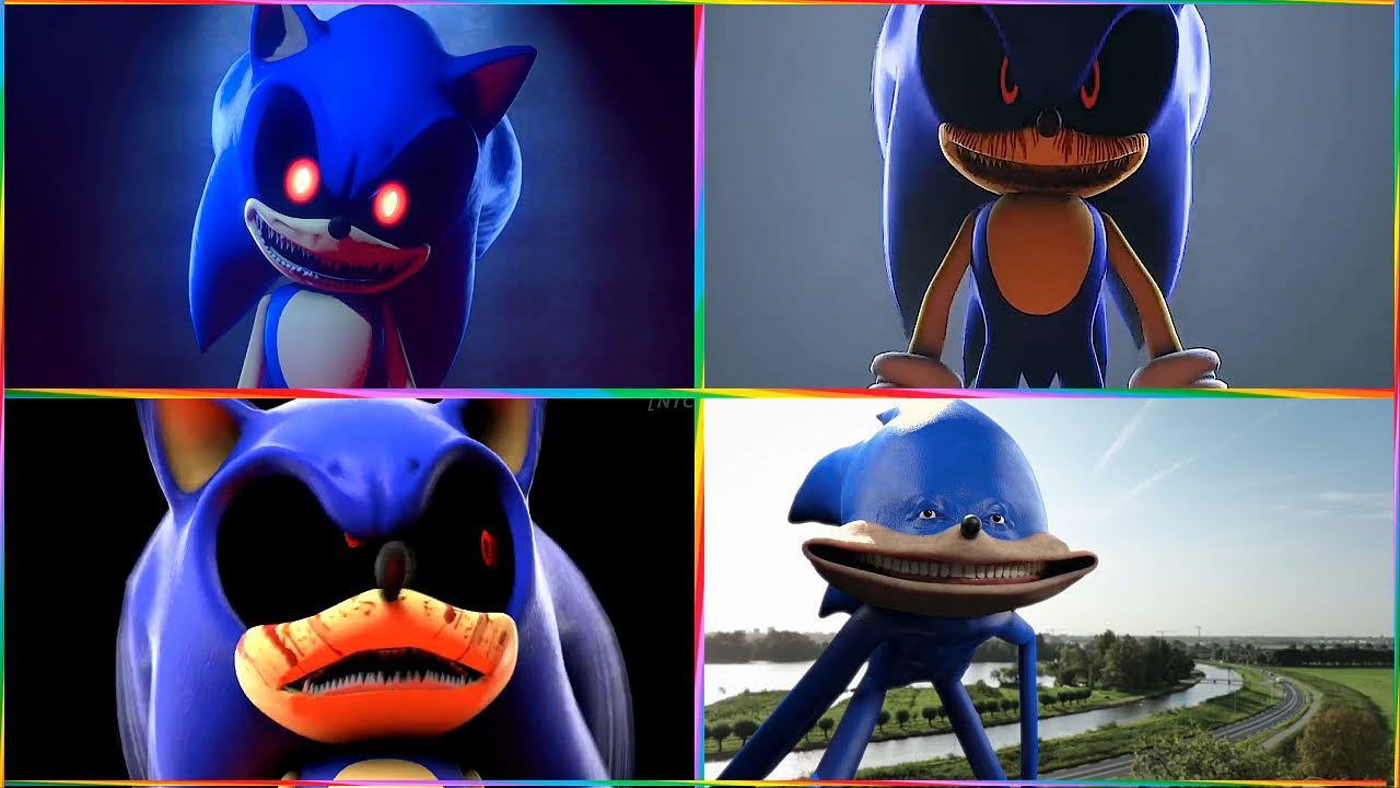 Sonic vs Sonic.exe 😱 | Coffin Dance Animation (AI 3D)