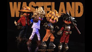 Weartdoing Wasteland Series 4 Wukong Vs Captain Action Figures