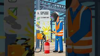 👨‍🏭 Hot Work Area Safety Check 🔥 #workplacesafety #shorts