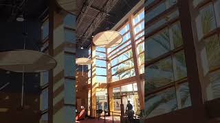 Bella Terra's Cinemark lobby and mural looks vintage unlike Irvine Spectrum's Regals, CA (10/6/2023)