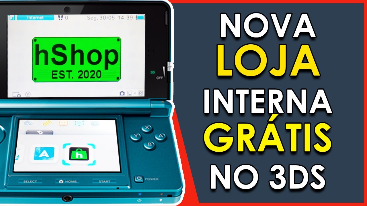 NOVA FREESHOP - Loja Interna para 3DS - 2022 