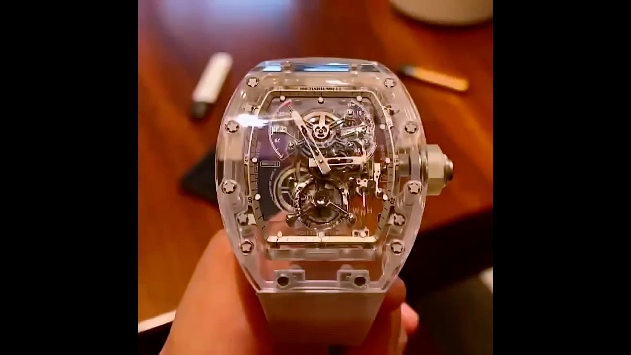 Showreel Richard Mille RM 56-01 Sapphire Crystal Tourbillon Watch Limited to 5 Pieces 