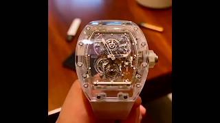 Showreel Richard Mille RM 56-01 Sapphire Crystal Tourbillon Watch Limited to 5 Pieces #shorts #watch Showreel Richard Mille RM 56-01 Sapphire Crystal Tourbillon Watch Limited to 5 Pieces #shorts #watch