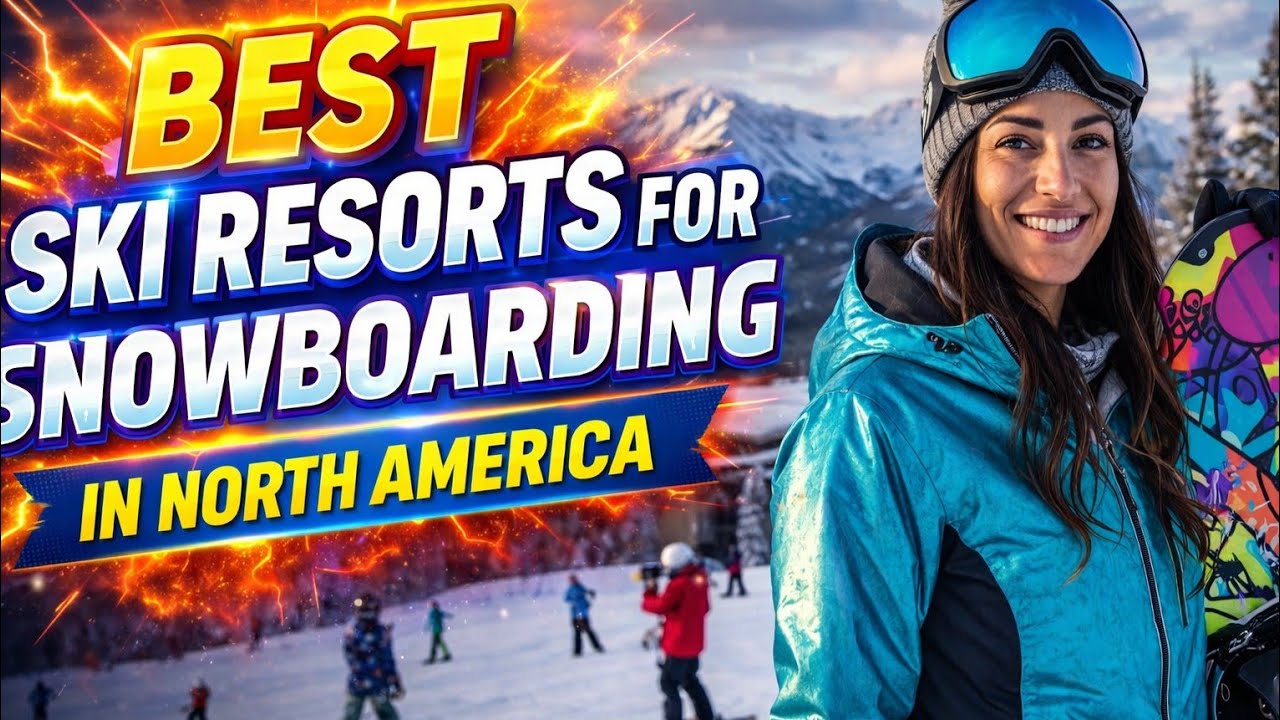 The Best Ski Resorts for Snowboarding in North America - YouTube